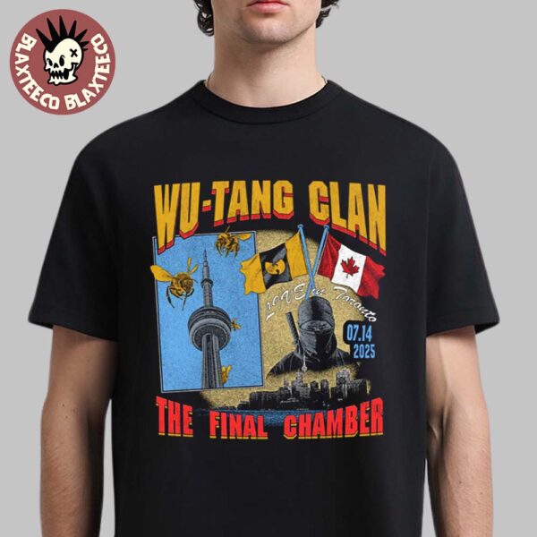 Wu Tang Clan The Final Chamber 2025 Toronto Exclusive Merch Tee At Scotiabank Arena On July 14 2025 T-Shirt